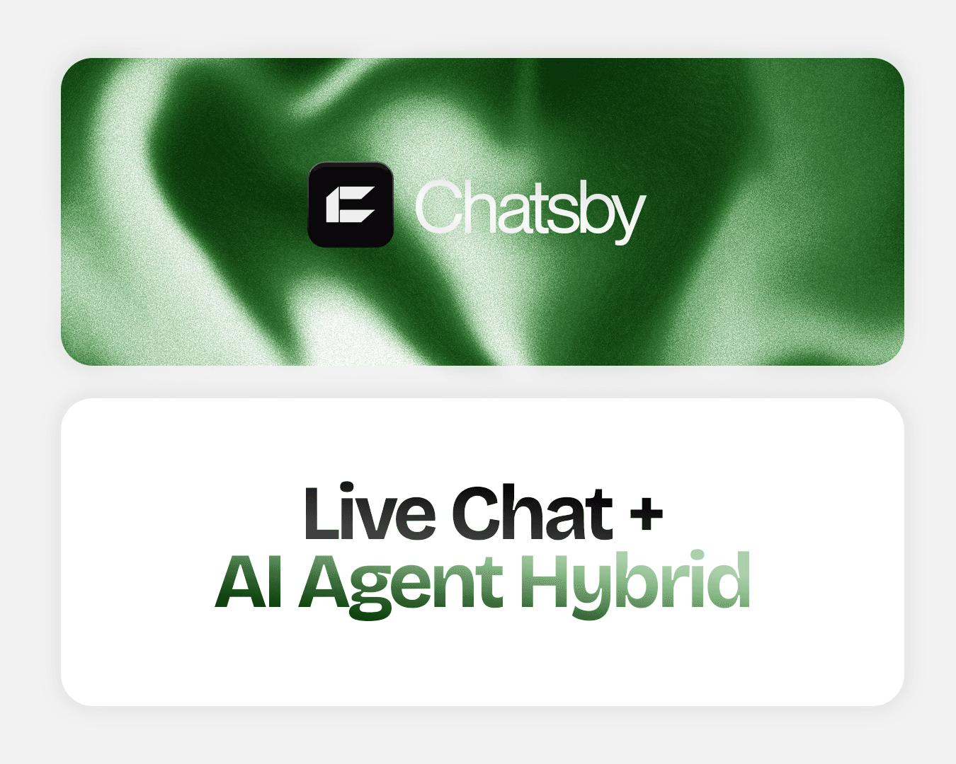 Live Chat + AI Agent Hybrid